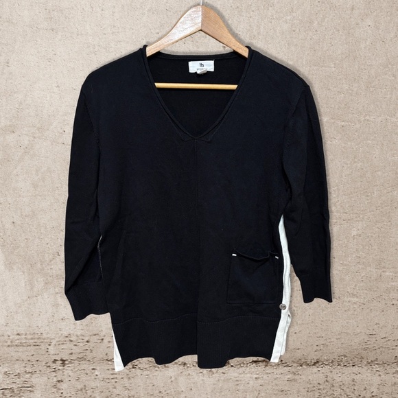 Simpli Zen V Neck Sweater NWT - Picture 1 of 4